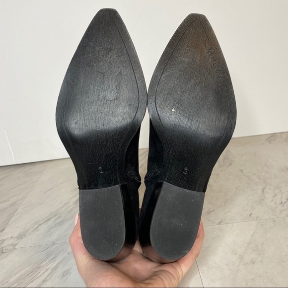 Sam Edelman Walden Black Suede Bootie 9M - Picture 13 of 14